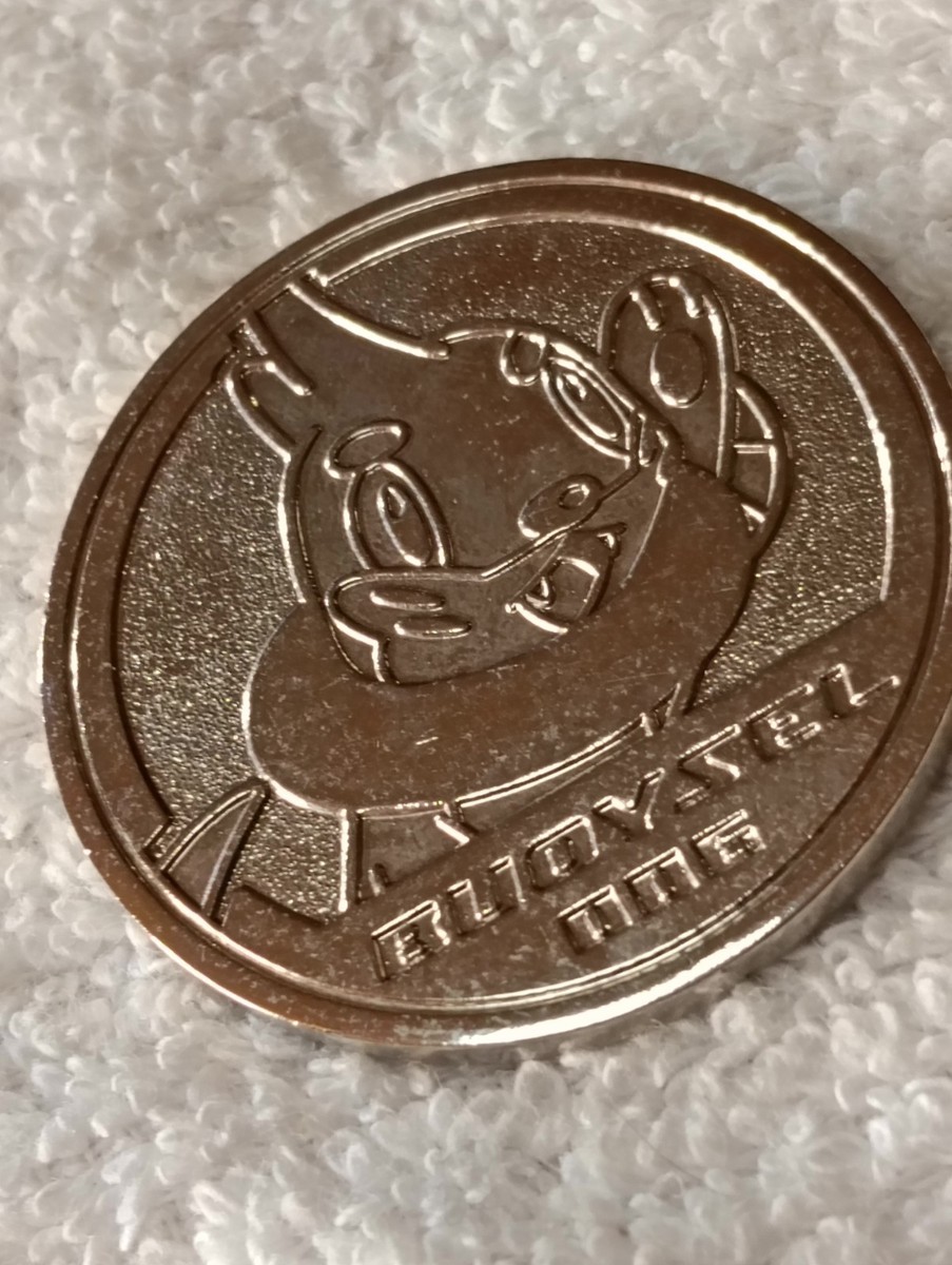 Buizel Pokemon Battle Coin Bandai Metal Medal Toy Nintendo
