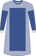 Medline Nonsterile Poly Reinforced Eclipse Gowns