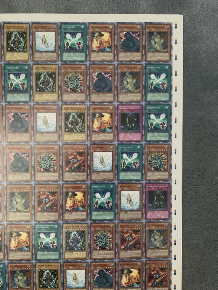 Yugioh Uncut Sheet CP04 Champion Pack 4 commons GERMAN! - Image 4 of 4