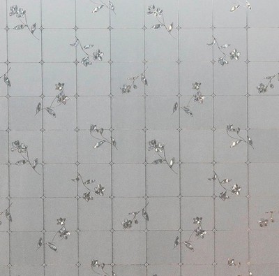 LINEA Fix Dekorfolie statische Fensterfolie Blumen GLC 1055 - 0.92 x 20 Meter Ma