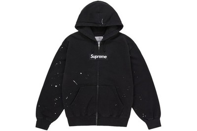 Supreme MM6 Maison Margiela Box Logo Zip Up Hooded Sweatshirt | eBay