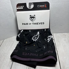 Pair Of Thieves Boxer Brief Large  Super Fit Black