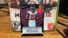 Panini Select 2018 Keanu Neal Autograph Purple Prizm /35 Atlanta Falcons