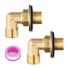 Wall Mount Commercial Faucet Installation kit,Lead-Free 90 dergee backsplash ...
