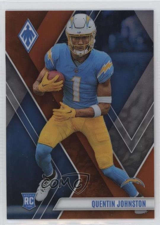 2023 Panini Phoenix Rookies Orange 39/99 Quentin Johnston #107 17ok