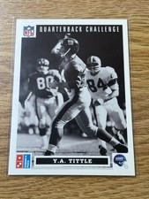 1991 Upper Deck Domino's Pizza Quarterback Challenge Y.A. Tittle #45 - NY Giants
