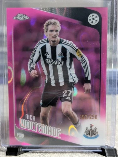 2025-26 Topps Chrome UCC Nick Woltemade Newcastle United FC #145 /250