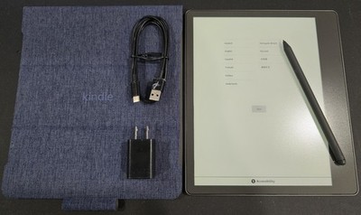 Amazon Kindle Scribe (16 GB) - 10.2  300 ppi Paperwhite W Premium Pen Bundle