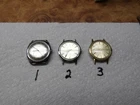 3 Vintage Timex Watch Lot as Found for Parts or Repair 17 - 21 JEWELS FREE SHIP