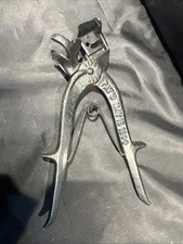 Antique Never Root Metal Hog Pig Snouter Old Farm Animal Tool Pat'd May 15 1900