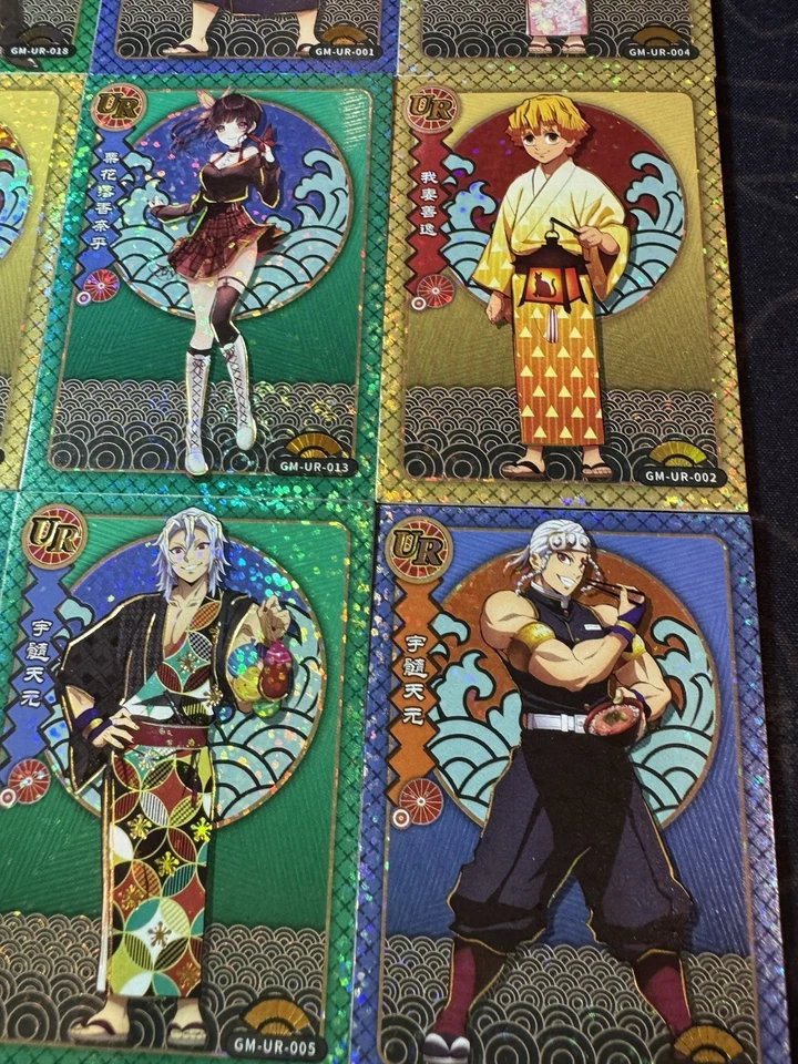 Demon Slayer 9 Collectible Character SSR Cards Tanjiro Kamado Shinobu - Image 4 of 4