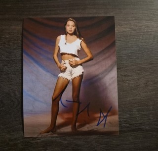 ANGELINA JOLIE TOLLES FAN AUTOGRAMM HOT