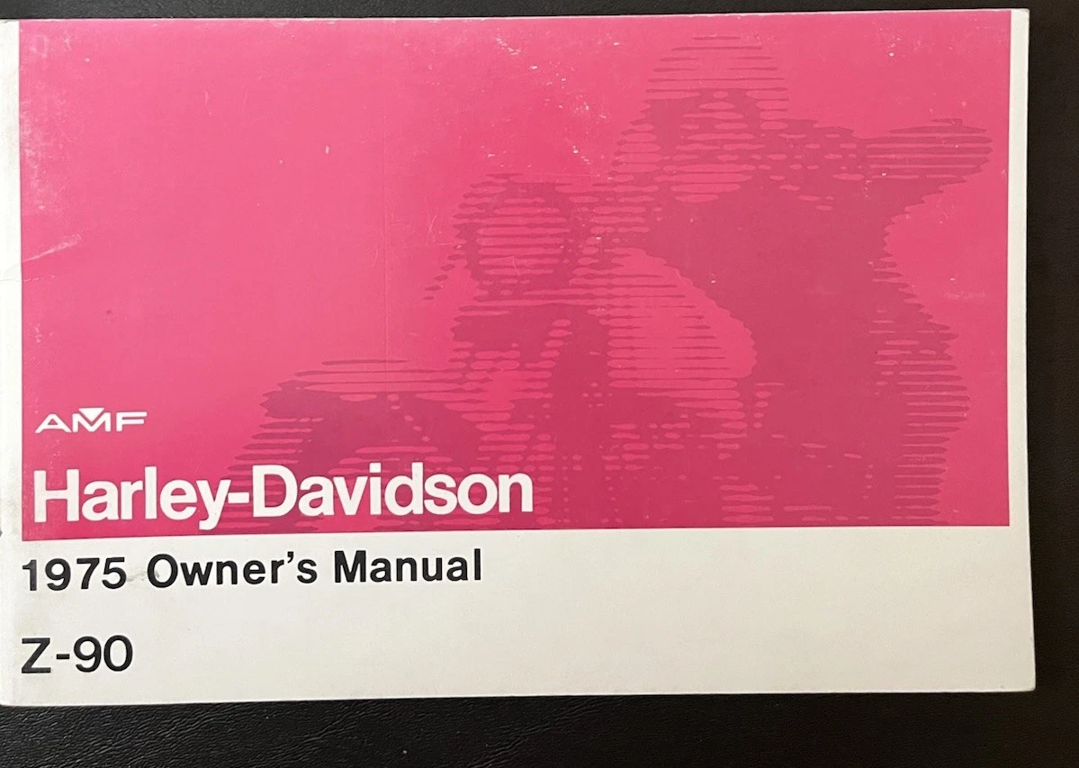 1975 FL/FLH-1200 オーナーズマニュアル Harley-Davidson 1975 Repair Motorcycle Manuals and Literature for