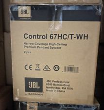 JBL Control 67HC/T -WH High Ceiling Premium Pendant Speaker - White  Pair 
