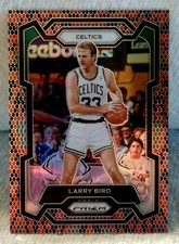 LARRY BIRD 2023-24 PRIZM SNAKE SKIN PRIZM SP #189 CELTICS HOF 