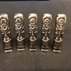 100 gram 999 Silver Bullion "Skull Tiki" by YPS Yeager's Poured Silver