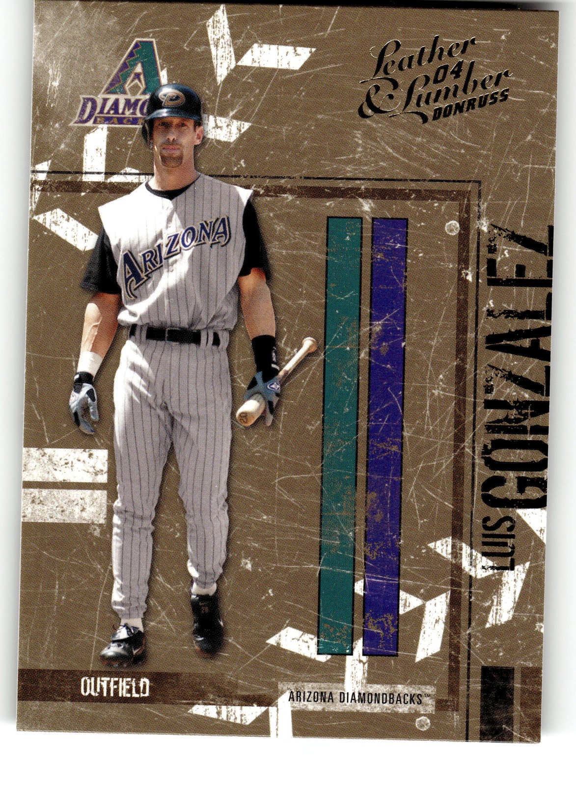 2004 Donruss Leather & Lumber #7 Luis Gonzalez