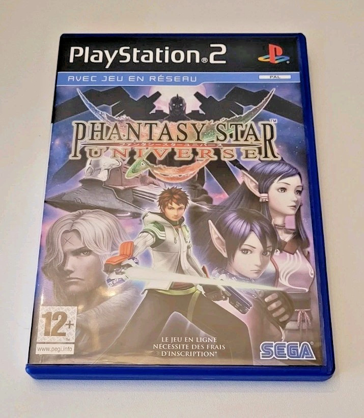 Phantasy Star Universe PS2 Complet PAL FR Sony PlayStation 2