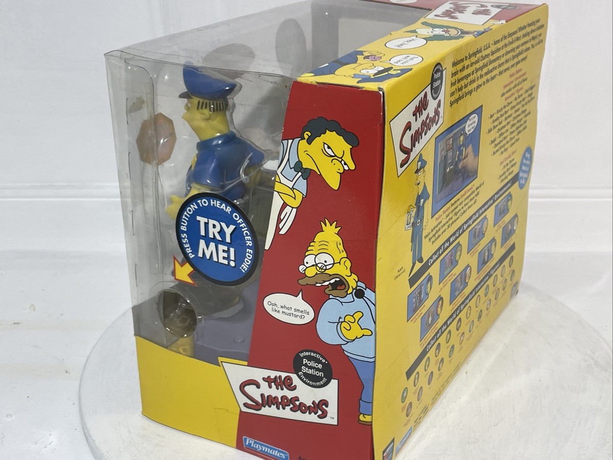 The Simpsons 2003interactive Police Station Officer Eddie