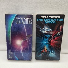 Star Trek VHS Lot -  1984 The Search for Spock & Star Trek Generations