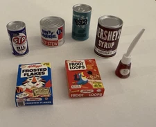 Zuru Mini Brands Retro Series Lot of 7 Miniatures - Kellogg’s, Hershey’s, Fresca