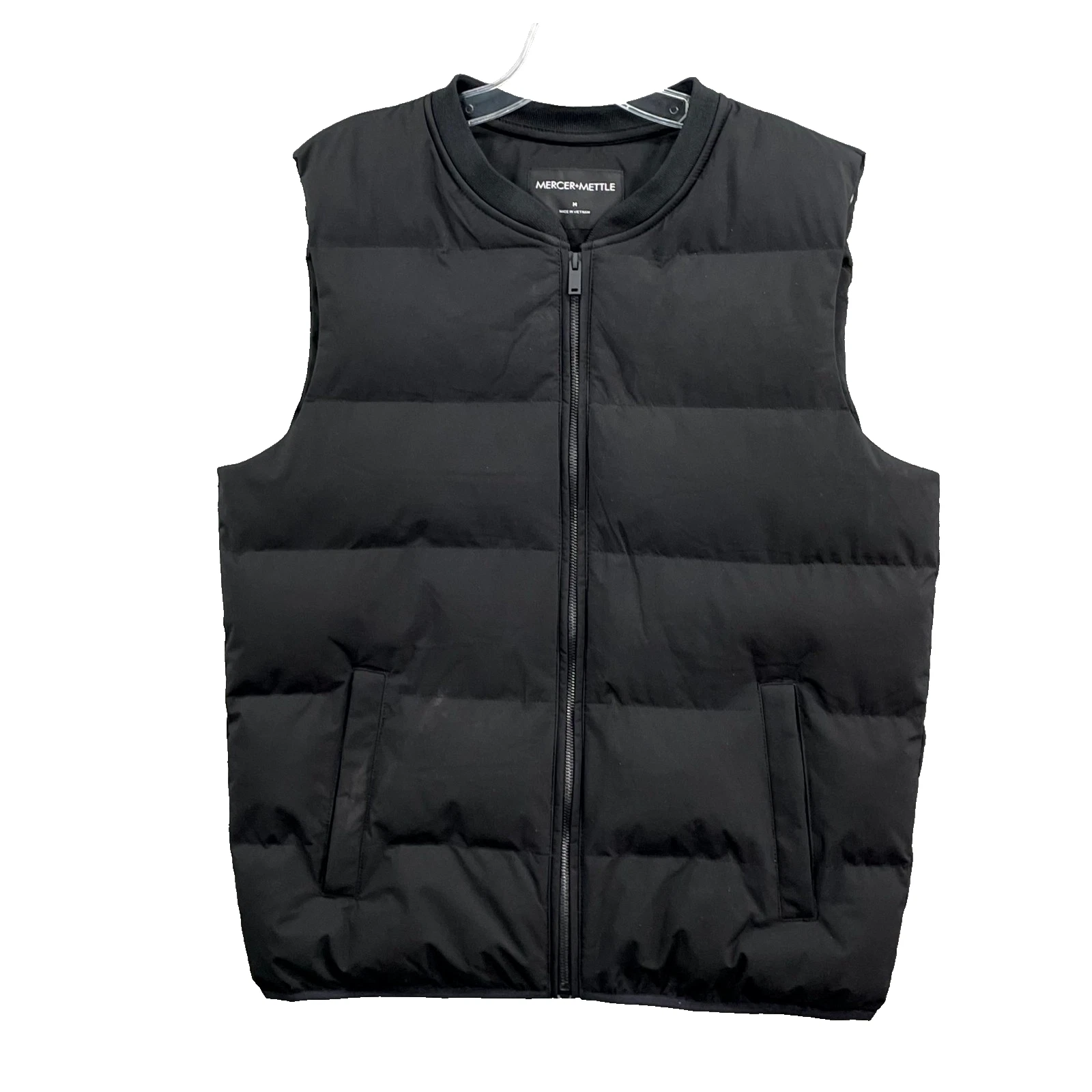 Mercer + Mettle Puffer Vest Mens M Black Bodywarmer Gorpcore Outdoor Workwear