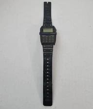 Vintage Casio Databank Illuminator DBC-150 Stainless Steel Back For Parts only