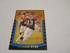 SPERGON WYNN ROOKIE CARD CLEVELAND BROWNS 2000 BOWMAN. rookie card picture