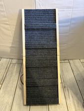 Padded Wooden Folded Dog Ramp 30  Long 12  Wide With Padded Ramp