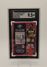 2020-21 Panini Contenders Optic - Rookies Asia Anthony Edwards Red Wave SGC 9.5