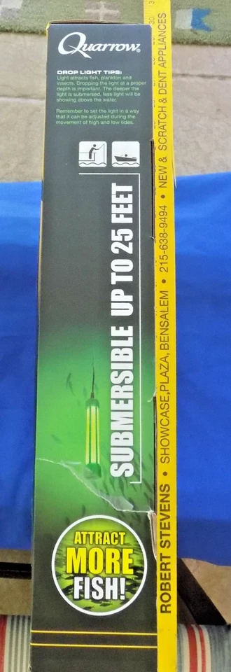 New In Box Quarrow Ultra – 1600 Lumen Submersible Underwater Fishing Light - Image 4 of 4