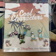 Disney Parks Trading Pins, 7 Pin Set of COOL CHARACTERS, 2013, 150