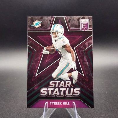 2023 Donruss Elite Football Tyreek Hill Star Status Green Miami Dolphins
