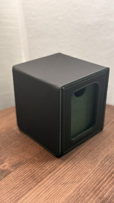 #ad Trading card Deck Box With Dice Tray Black And Green $19.99