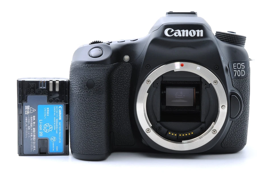 Excellent+5 Canon EOS 70D 20.2MP Digital SLR Camera Body Only w/ Battery - Image 2 of 4