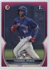 2023 Bowman Prospects Fuchsia 32/299 Yhoangel Aponte #BP-110 0q1p