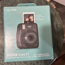 FUJIFILM INSTAX MINI 11 INSTANT CAMERA CHARCOAL GRAY BOXED