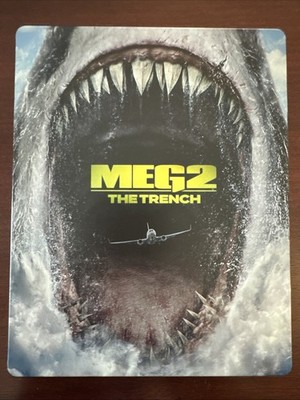 The Meg 2: The Trench (4k Ultra HD Blu-Ray Steelbook) Jason Statham