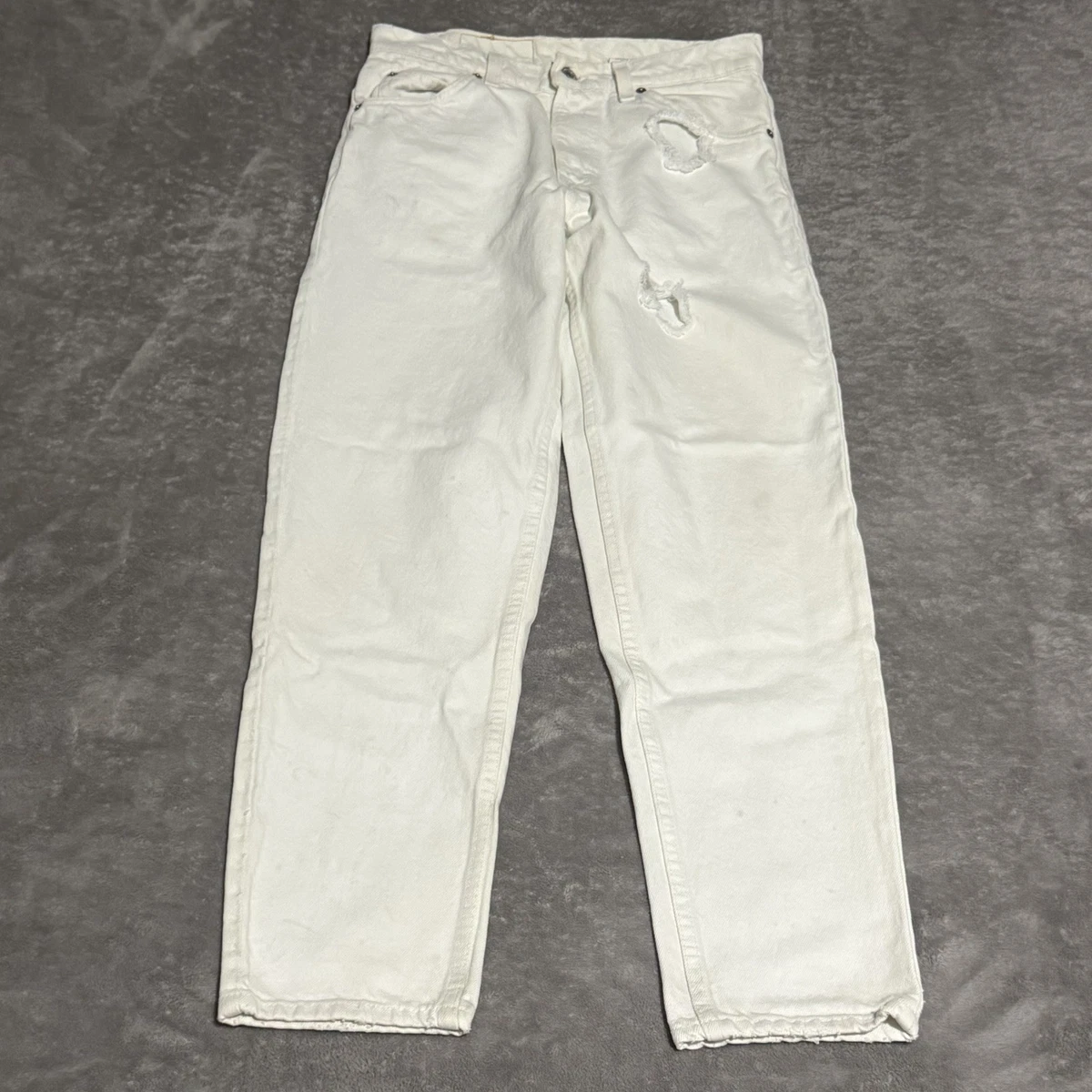 Levi's 550 White Jeans for Men for sale | eBay