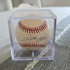 Pete Rose Signed Official MLB Baseball Cincinnati Reds in Display Case