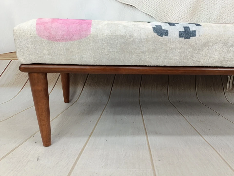 Entry Table Ottoman, Dining Stool, Hallway Bench, Upholstered Bench, Foot stool - Image 3 of 4