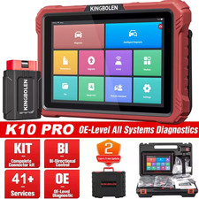 2026 KINGBOLEN K10 PRO BT OBD2 Scanner Diagnostic Tool ECU Key Coding Topology