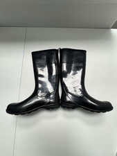 KAMIK Wellies Womens Rain Boots Shiny Black Polartec Insulation Size 7 Canada