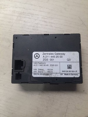 Mercedes-Benz E W211 2005 Diesel Gateway-Steuermodul A2114452500 120kW GENUINE