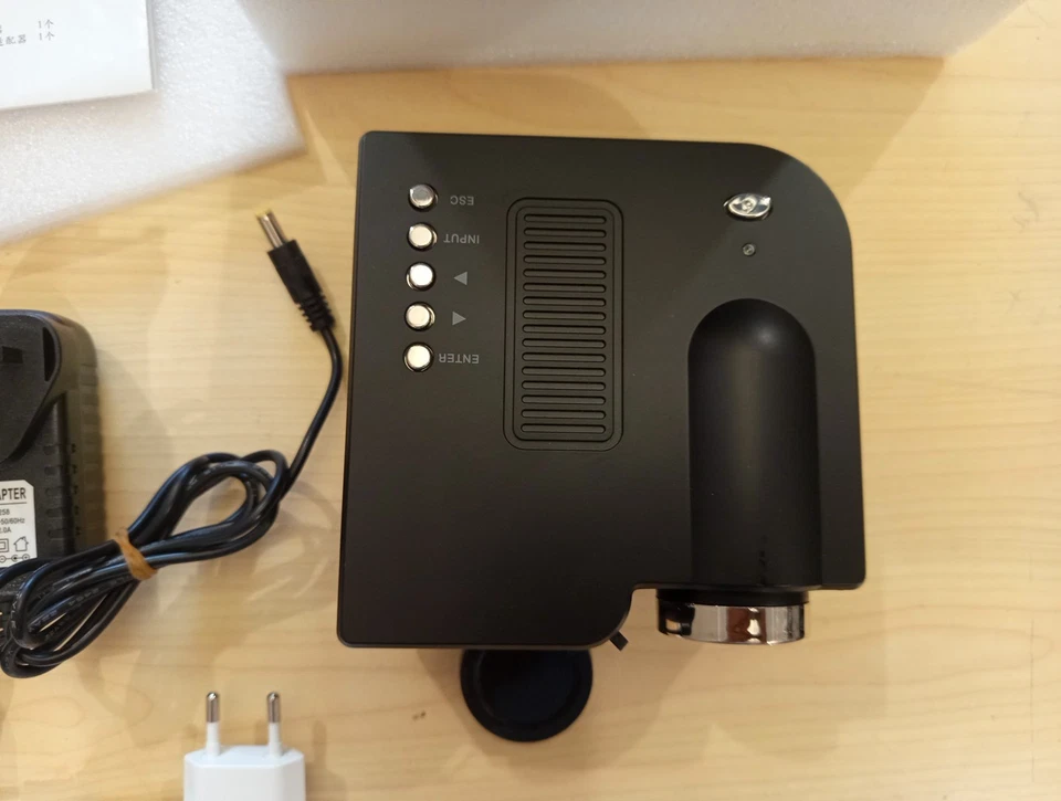 ExcelVan LED Projector LCD Image System ingressi Usb Sd-Card Hdmi Vga Proiettore - Imagen 4 de 4