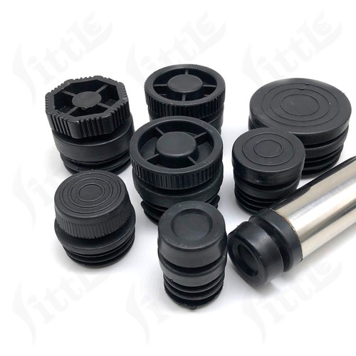 Round Nut Plug Inserts End Caps/Adjustable Table Foot Furniture Leveling Feet - Picture 3 of 45