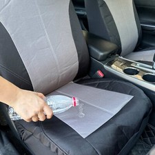 Waterproof Canvas Gray Black Front Seat Covers For Ford C-max Waterproof Canvas Gray Black Front Seat Covers For Ford C-max