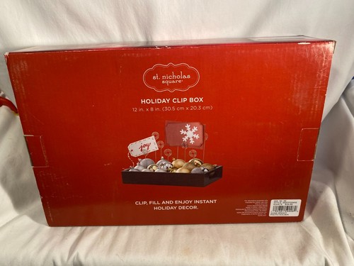 St. Nicholas Square Holiday Clip Box & Photo & Note Holder New In Box - Picture 2 of 8