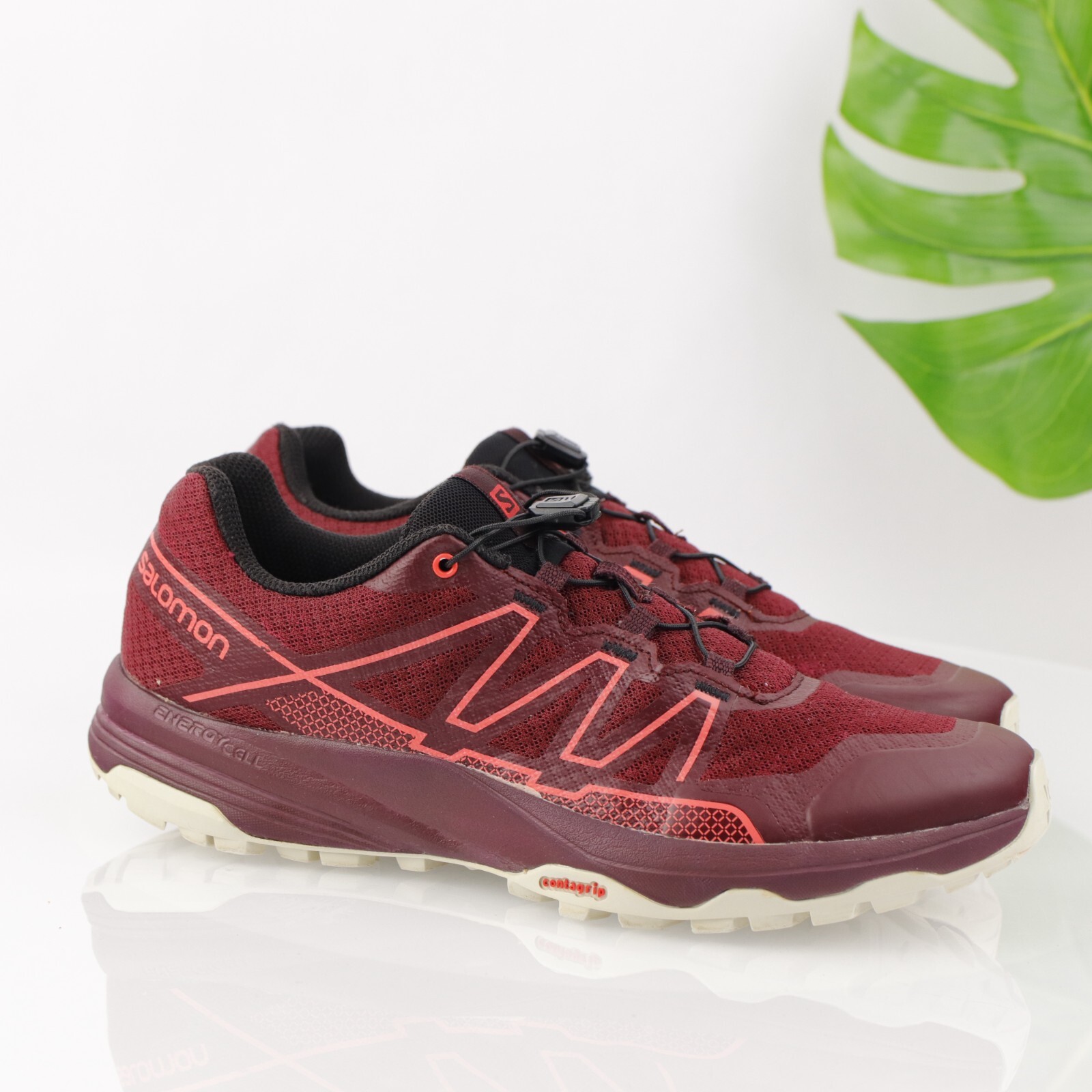 Scarpa Salomon donna XA Takeo trail running taglia 10 bordeaux sneaker outdoor escursionismo