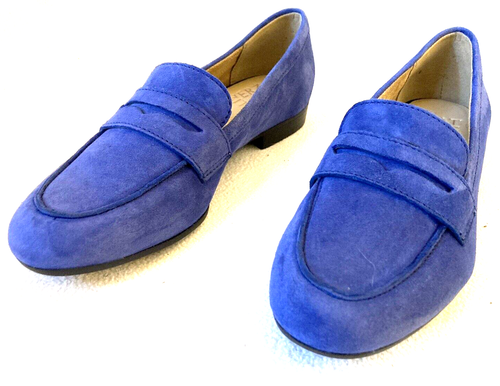 Naturalizer Juliette Penny Halbschuhe, blaues Wildleder, gepolstert, Damengröße 5,5 M, neu ohne Karton - Bild 2 von 13